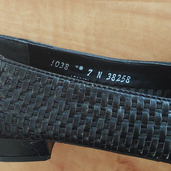 Black Leather Loafers with Tassels - Picture 3 of 5